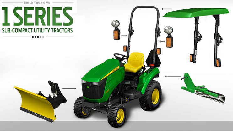 1 Series Sub-Compact Utility Tractors