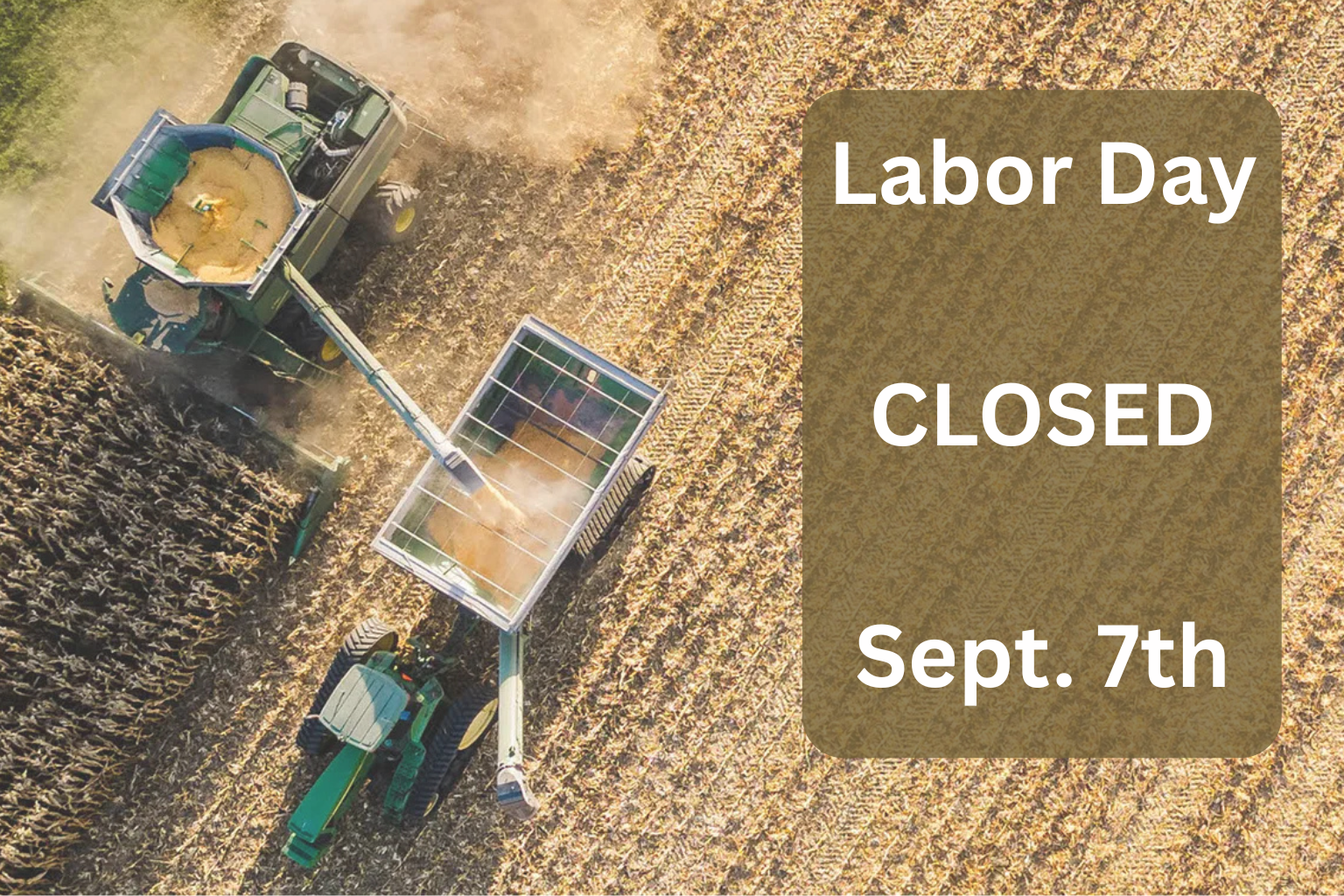CLOSED - Labor Day
