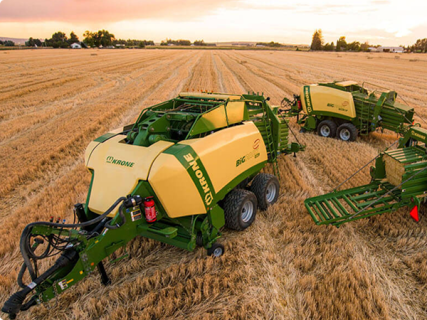 We work hard to provide you with an array of products. That's why we offer Krone for your convenience.